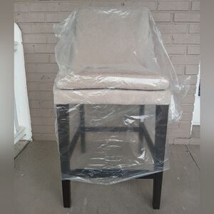 Cream and Black Furniture Cover Accent